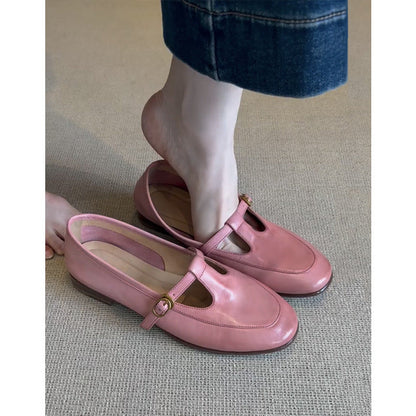 Damen Schuhe Mary Jane Elegant mit Riemenverschluss Modern - BerlinGlamour