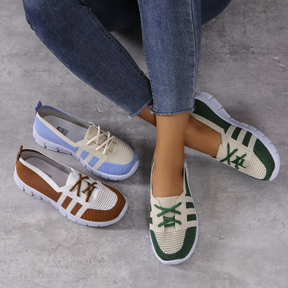 Damen Sneaker Sportlich atmungsaktiv Flexibel Laufschuhe - BerlinGlamour