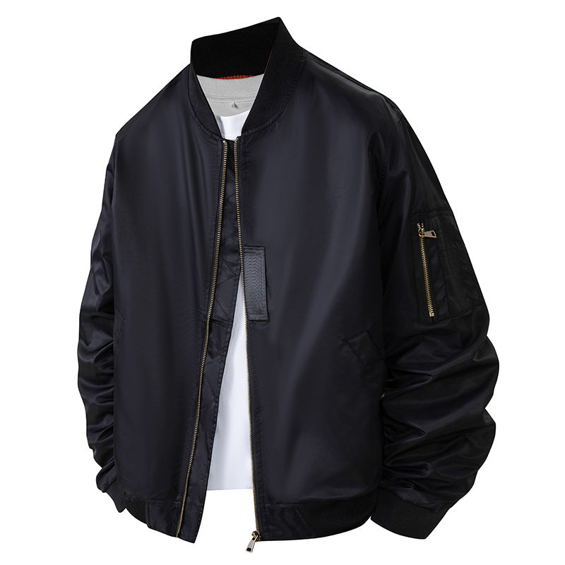 Herren Bomberjacke Modern Style Schwarz - BerlinGlamour