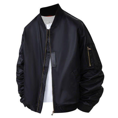 Herren Bomberjacke Modern Style Schwarz - BerlinGlamour
