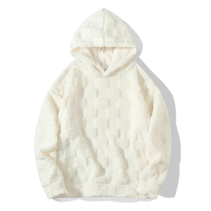 Herren Fleece-Hoodie Kuschelig Warm Mit Muster