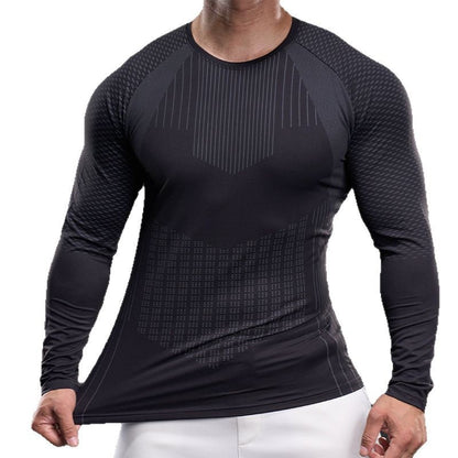 Herren Funktionsshirt Langarm atmungsaktiv Mesh Technologie