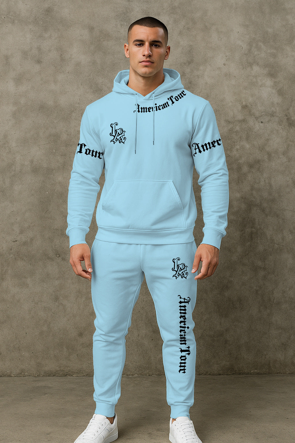 Herren Hoodie Set Jogginghose Streetwear Sportlich