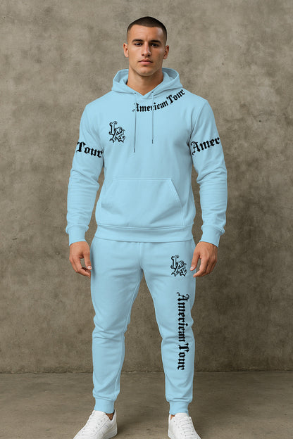 Herren Hoodie Set Jogginghose Streetwear Sportlich