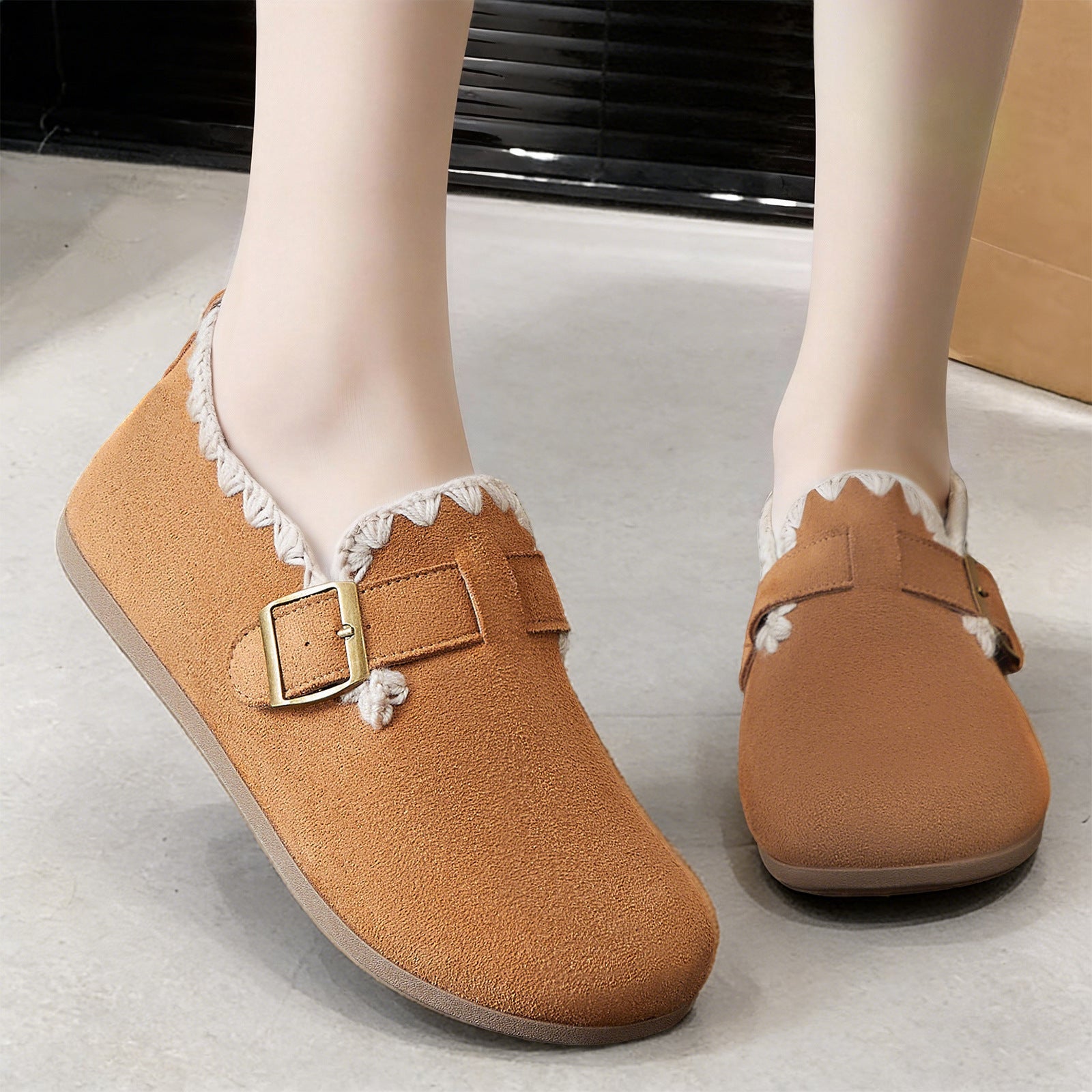 Damen Clogs Komfortabel mit Riemen Moderne Heidi Style - BerlinGlamour
