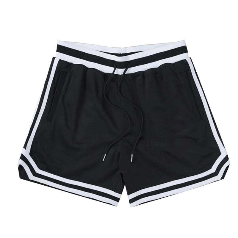Herren Sports Shorts Mesh atmungsaktiv Seitenstreifen