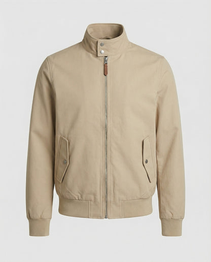 Herren Blouson Leicht Wattiert Reißverschluss Jacke Modern