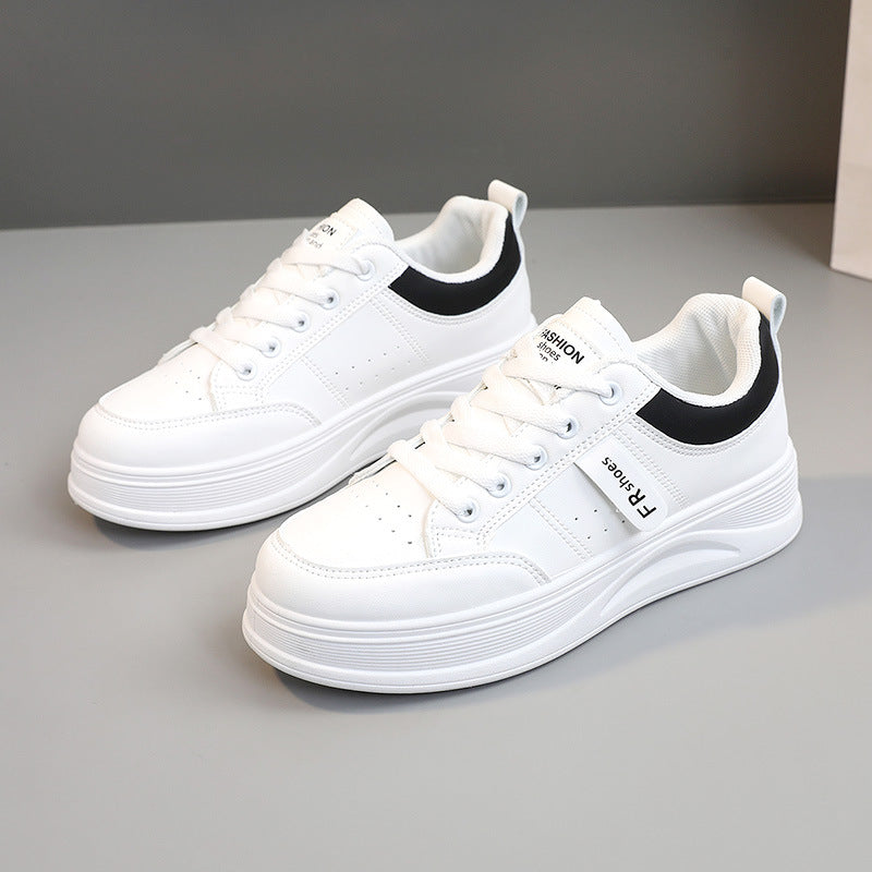 Damen Plateau Sneaker Atmungsaktiv Rutschfest Modisch