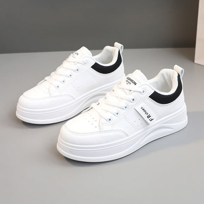 Damen Plateau Sneaker Atmungsaktiv Rutschfest Modisch