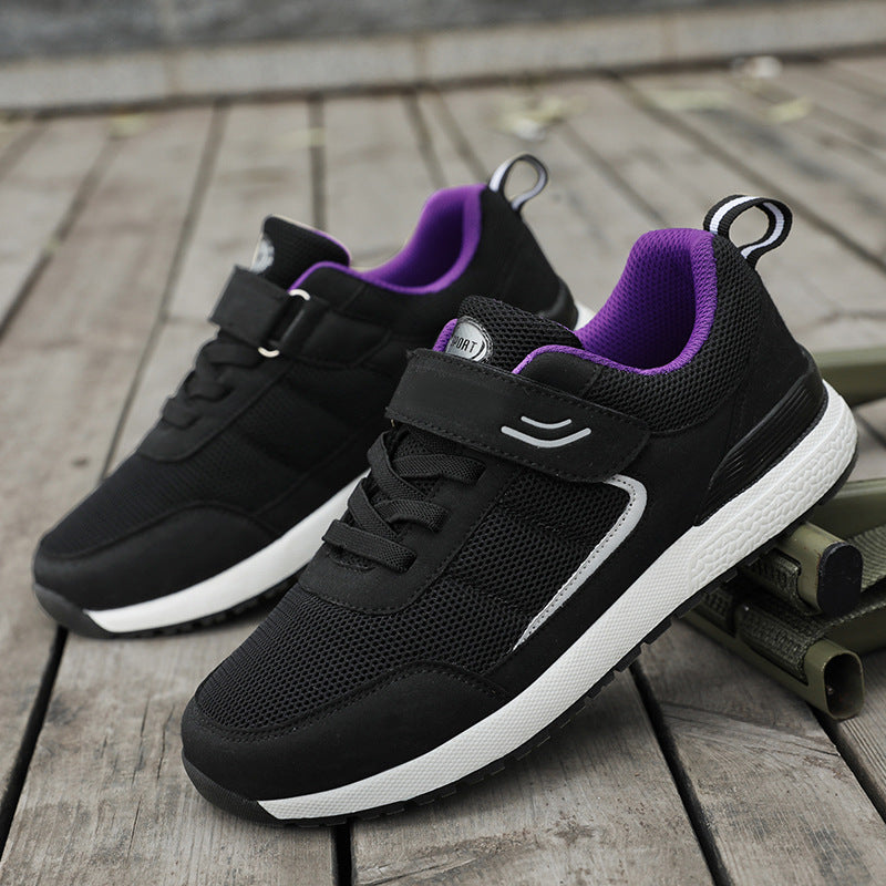 Damen Sportschuhe Sneaker Atmungsaktiv Klettverschluss