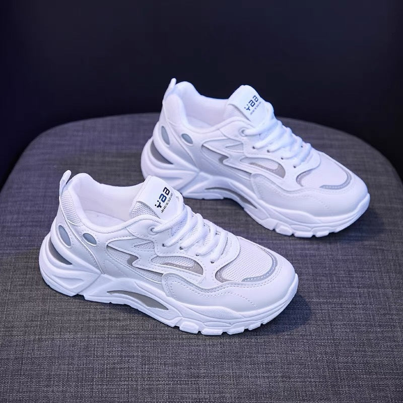 Damen Laufschuhe Sportlich Atmungsaktiv Mesh Freizeit