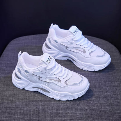 Damen Laufschuhe Sportlich Atmungsaktiv Mesh Freizeit