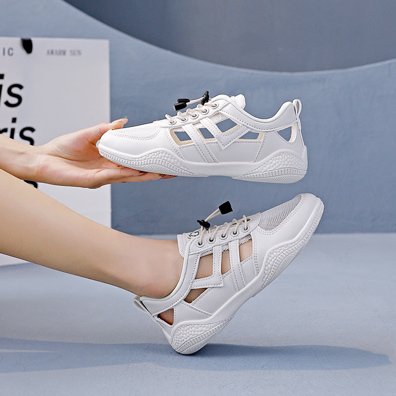 Damen Sneaker Atmungsaktiv Freizeitschuhe mit Schnürsystem - BerlinGlamour