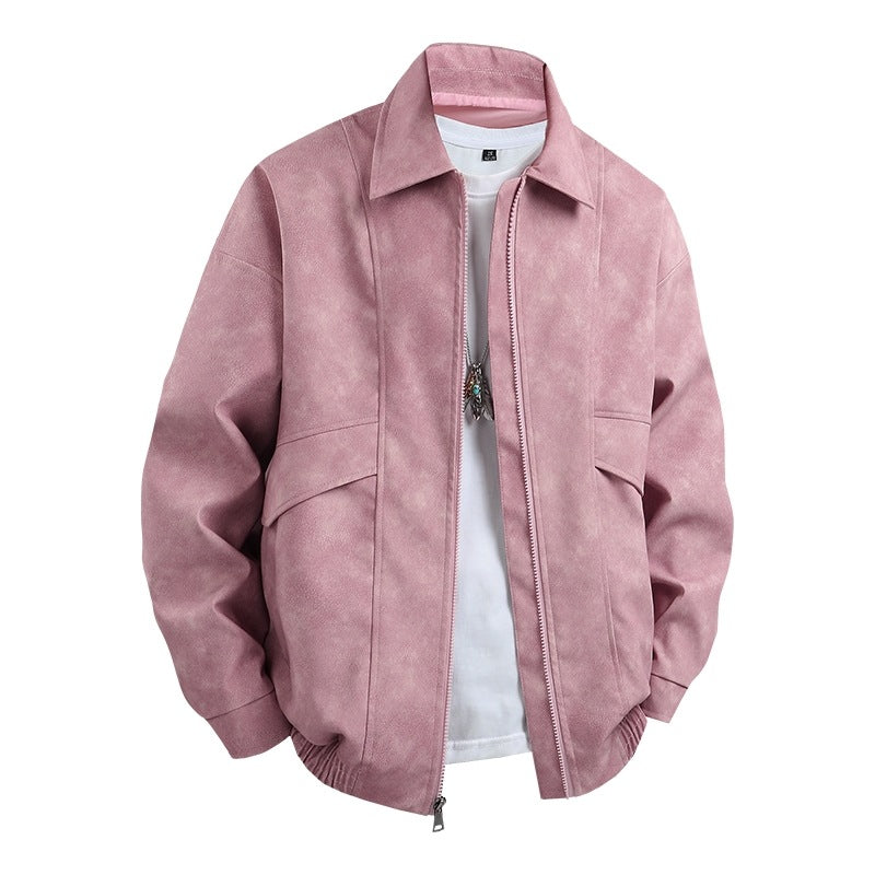 Herren Jacke Übergangsjacke Lässig VintageStyle Elastisch