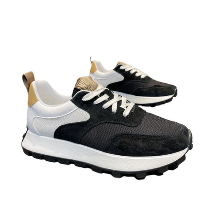 Damen Sneaker Sportlich Leicht Bequem Laufsohle