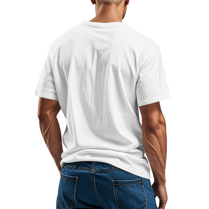 Herren T-Shirt Bio-Baumwolle Moderner Schnitt