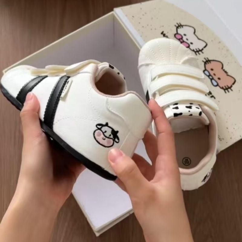 Damen Sportschuhe Kinderschuhe mit Klettverschluss Farbenfroh Mädchen