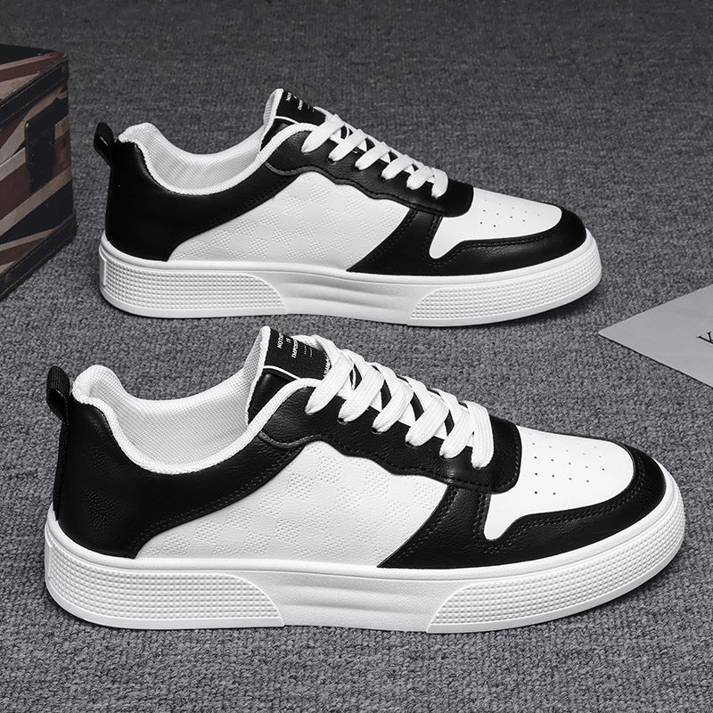 Damen Sneaker aus Kunstleder atmungsaktiv Schwarz