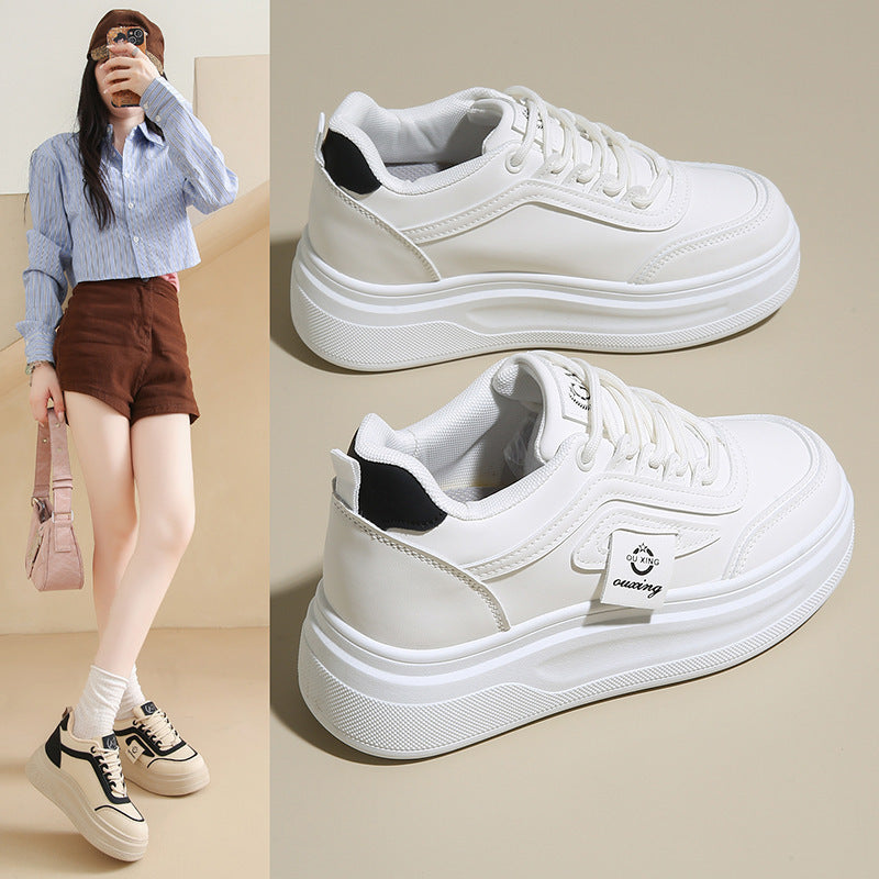 Damen Sneaker Plateau Modisch Sportlich Mit Dämpfung - BerlinGlamour