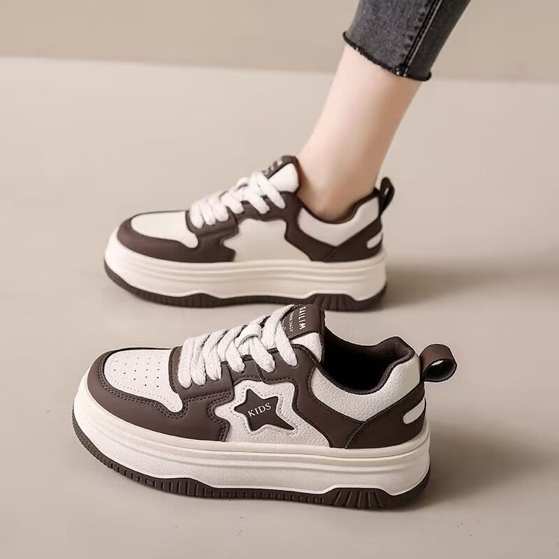 Damen Sneaker Modisch Sportlich Heidi Stil