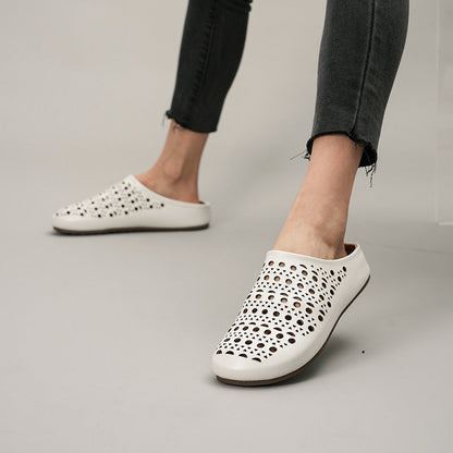 Damen Clogs atmungsaktiv Mesh Bequem Flexibel
