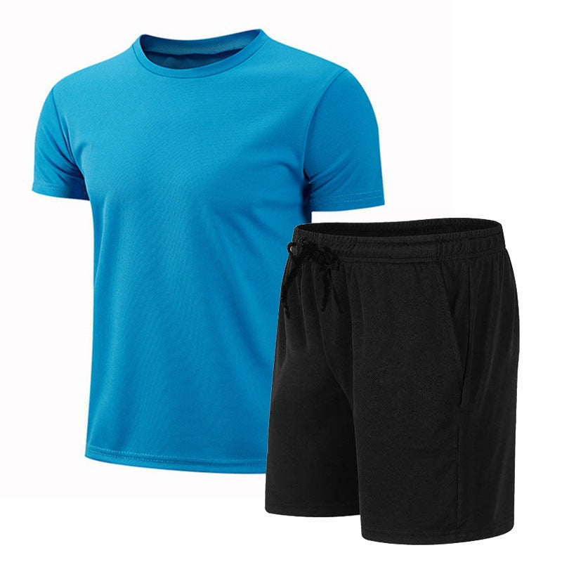 Herren Sportset Funktionsshirt und Laufshorts Sportlich