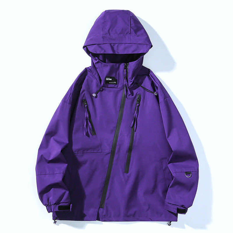 Herren Outdoorjacke Wasserdicht Funktionsjacke Vieltaschig