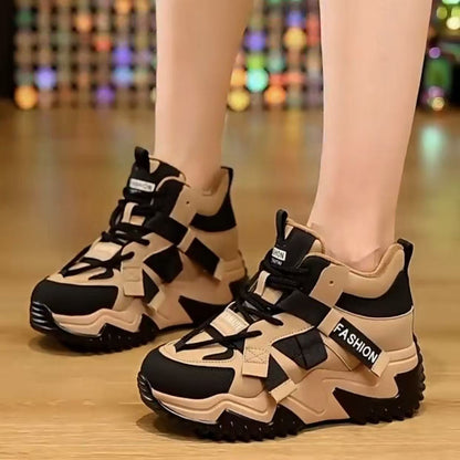 Damen Sneaker High-Top Sportlich Mit Dämpfung