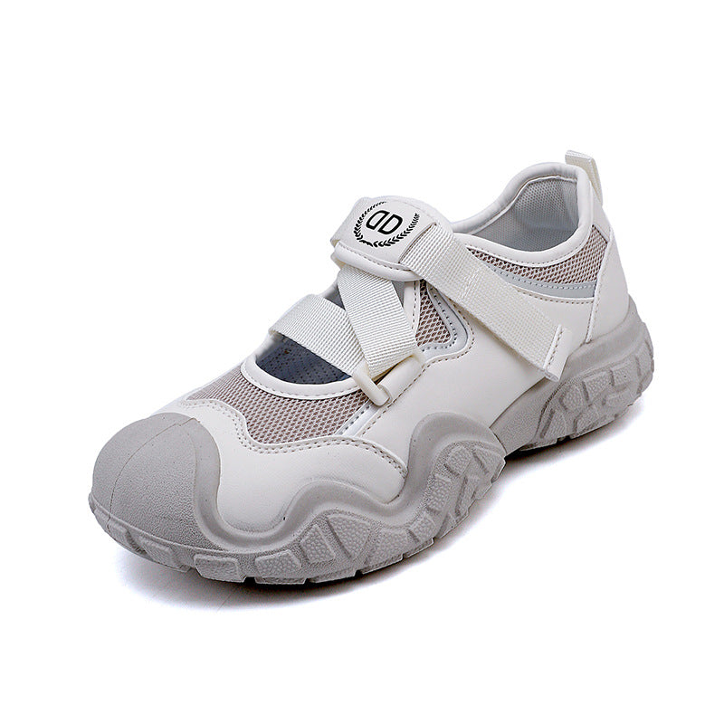 Damen Sneaker Outdoor Mesh Sportschuhe mit Klettverschluss