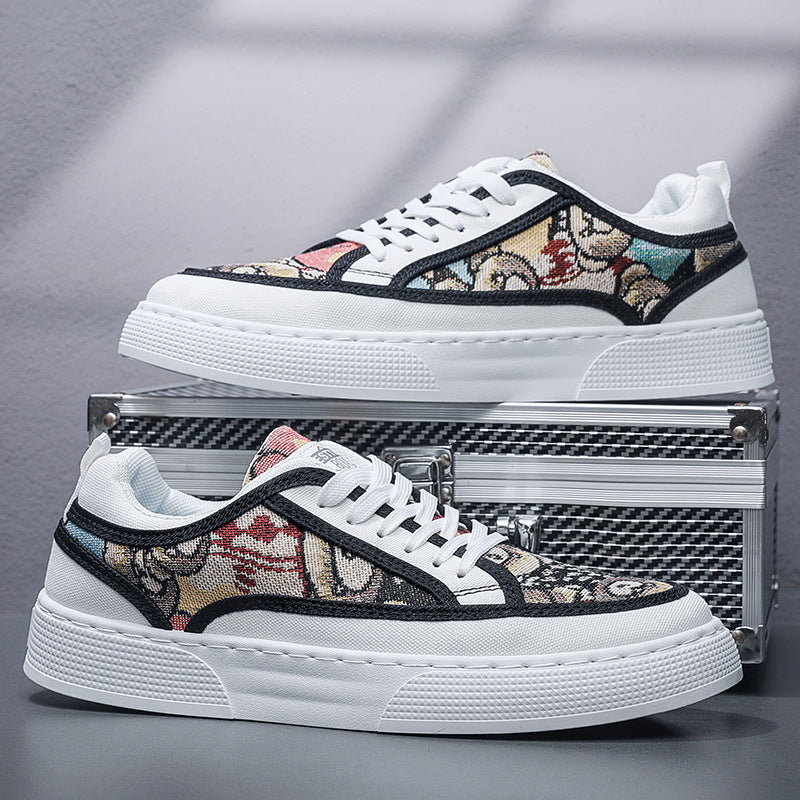 Damen Sneaker Bequem Grafik Muster Sportlich