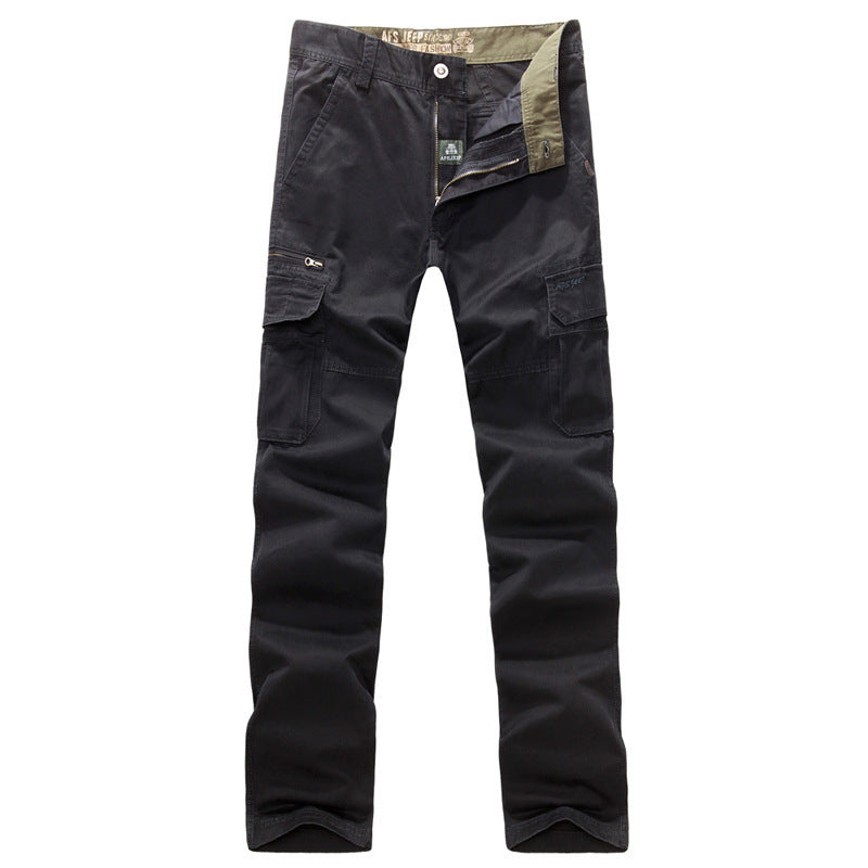 Herren Cargo-Hose Robust Vielseitig Reißverschluss Taschen
