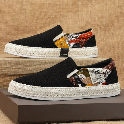 Damen Espadrilles Bequem Slip-On Sneaker Sommer