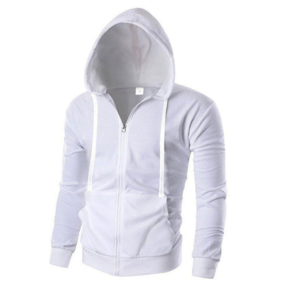 Herren Sportjacke Sweatjacke Reißverschluss Taschen Modern