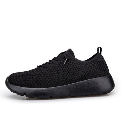 Damen Sneaker Leicht Flexibel Strick Schuhe Rutschfest