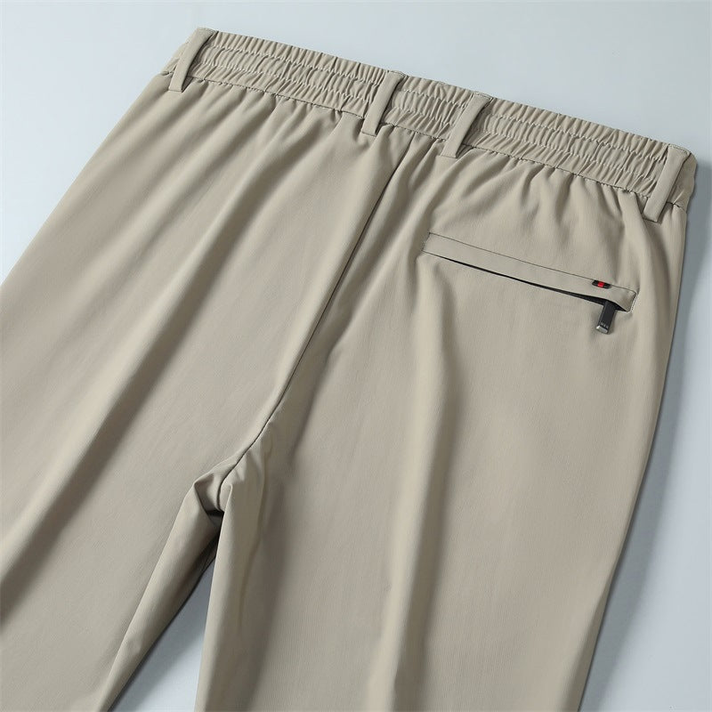 Elastische Herren Sporthose mit Reißverschlusstaschen Bequem