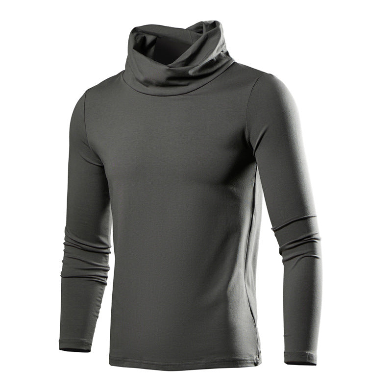 Herren Langarmshirt Elegantes Hemd Moderner Kragen
