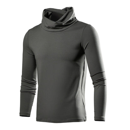 Herren Langarmshirt Elegantes Hemd Moderner Kragen