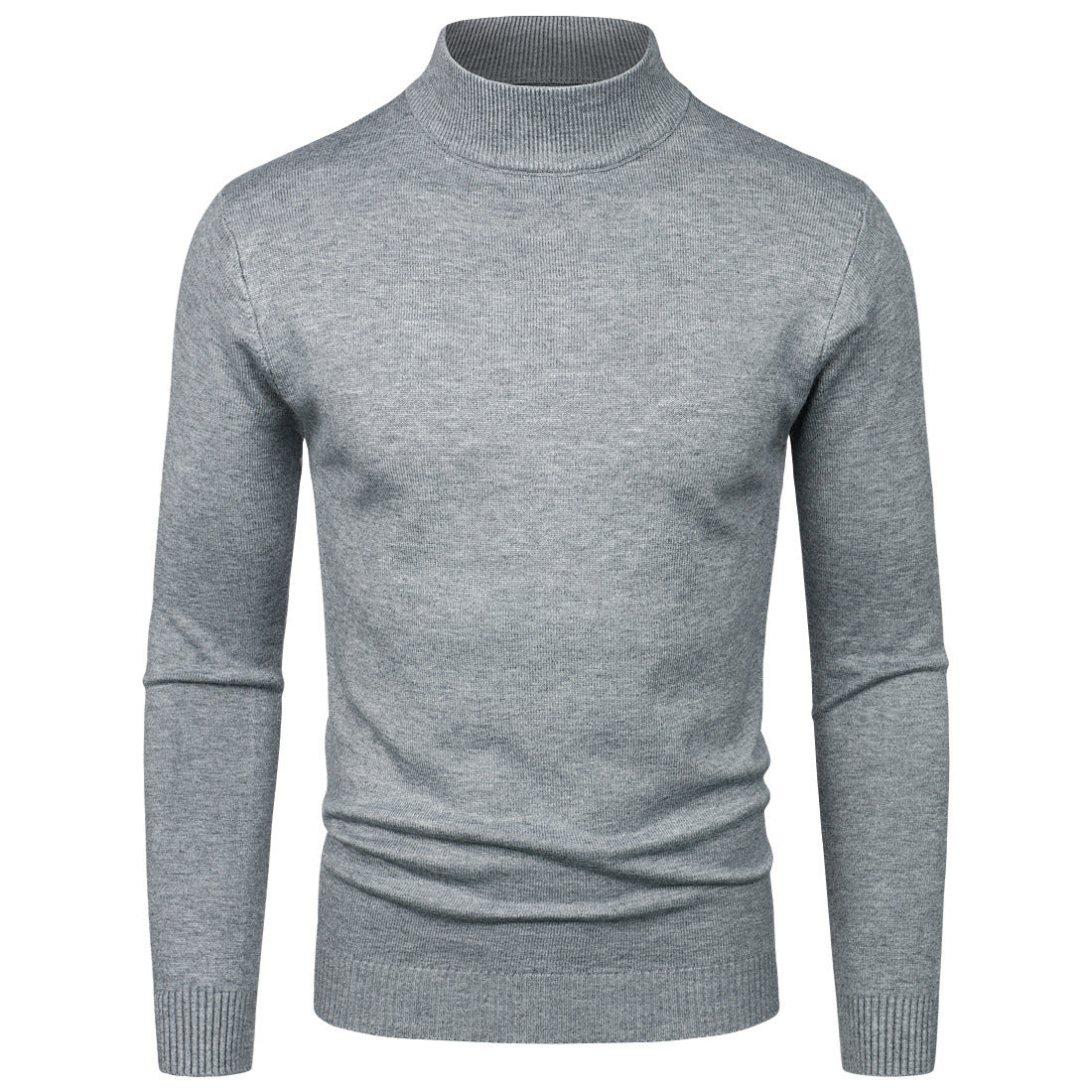 Herren Rollkragenpullover Feine Baumwolle Hochwertig