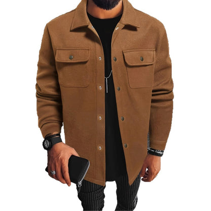 Herren Hemdjacke Modern Designer Style