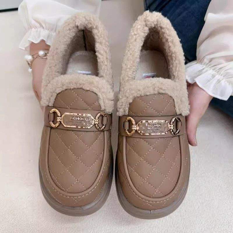 Damen Slipper Warm Weich Luxus Design Komfort