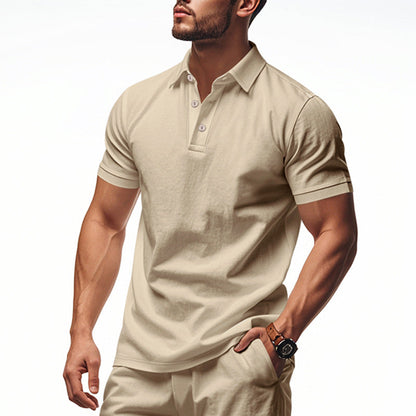 Herren Polo-Hemd Hochwertig Baumwolle Berlin Style