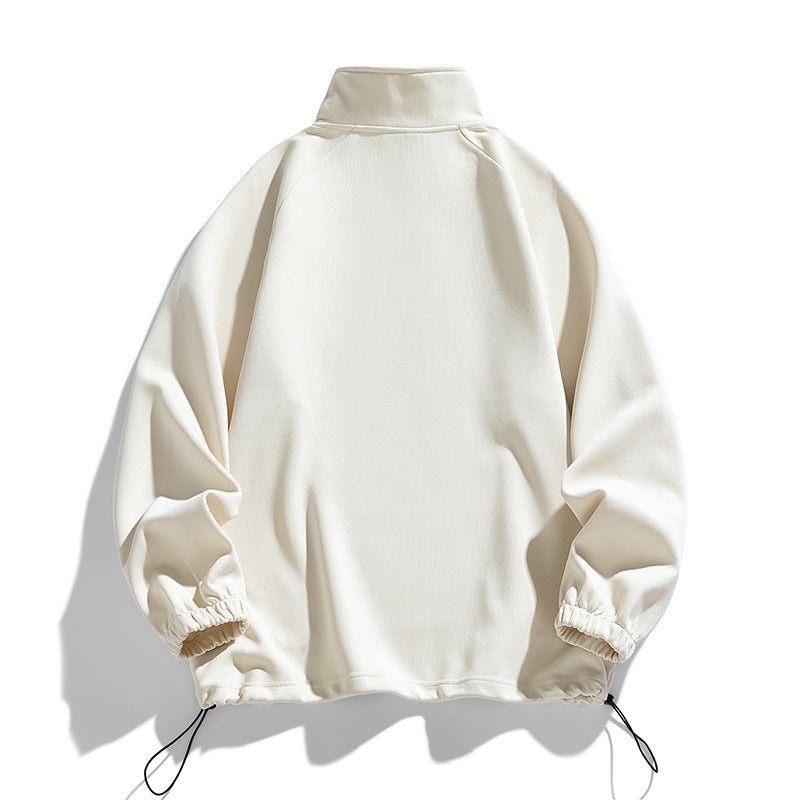 Herren Pullover Langarm Kurzreißverschluss Modern