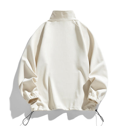 Herren Pullover Langarm Kurzreißverschluss Modern