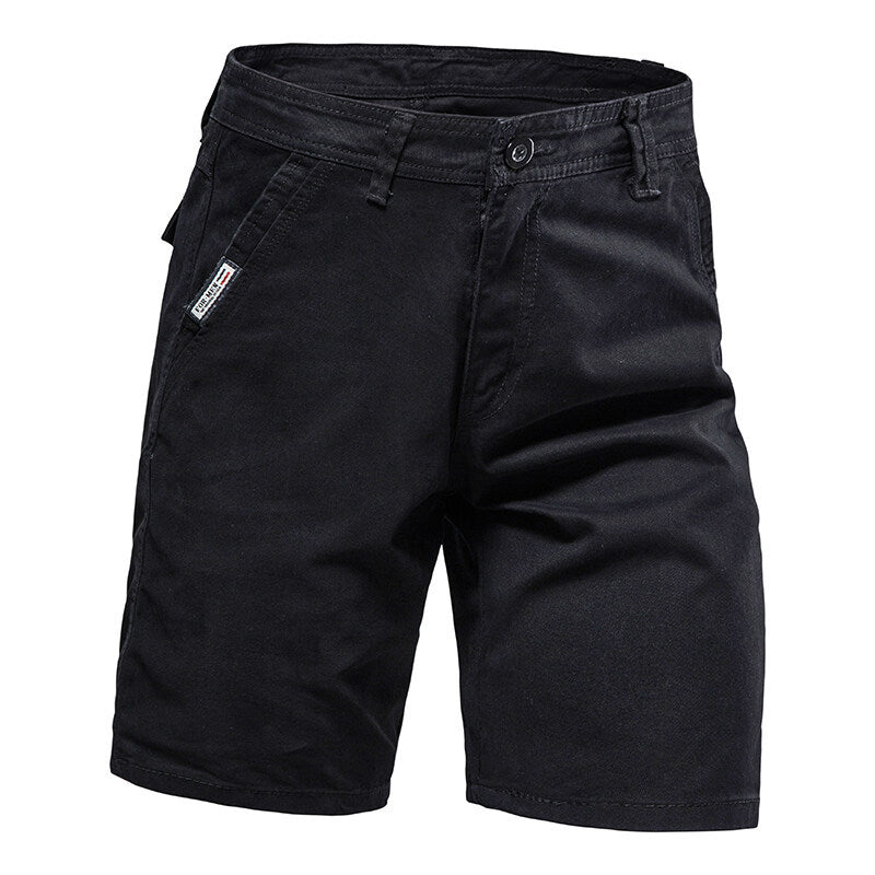 Herren Shorts Baumwolle Elegant Mit Taschen Sommer