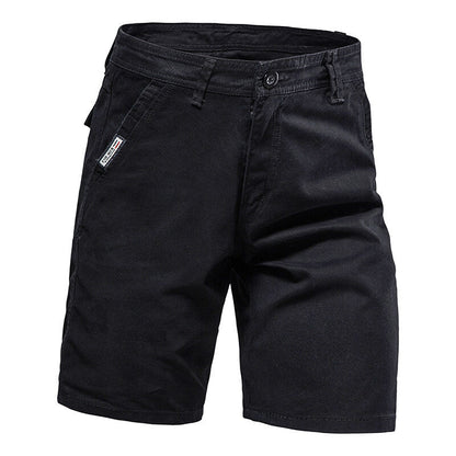 Herren Shorts Baumwolle Elegant Mit Taschen Sommer