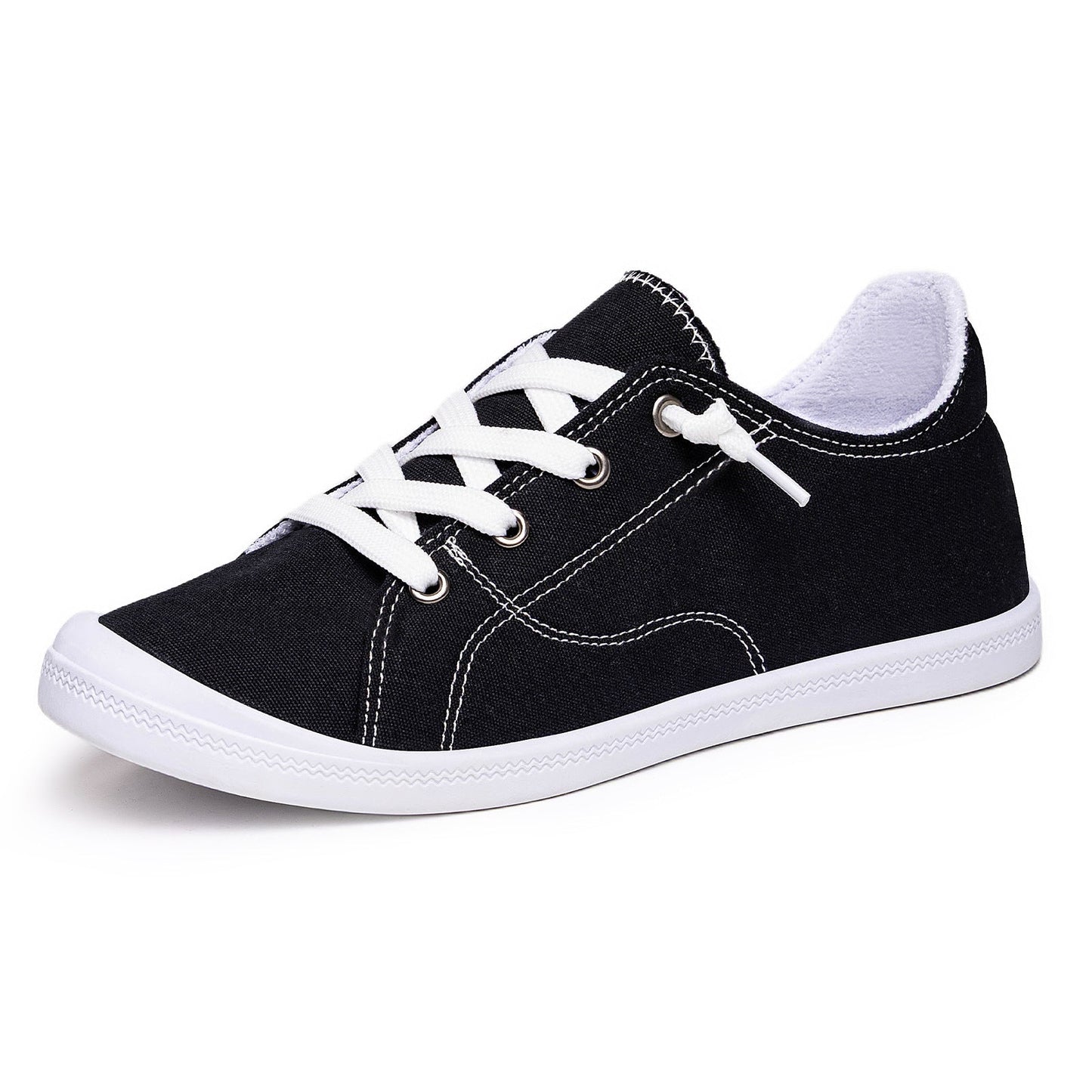 Damen Sportschuhe Canvas Bequem Schnürsenkel Mode