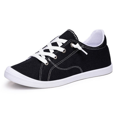 Damen Sportschuhe Canvas Bequem Schnürsenkel Mode