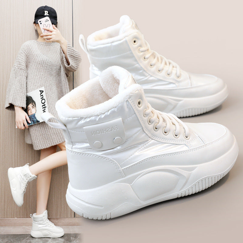 Damen Winter Sneaker Warm Rutschfest Sneakers Frauen - BerlinGlamour