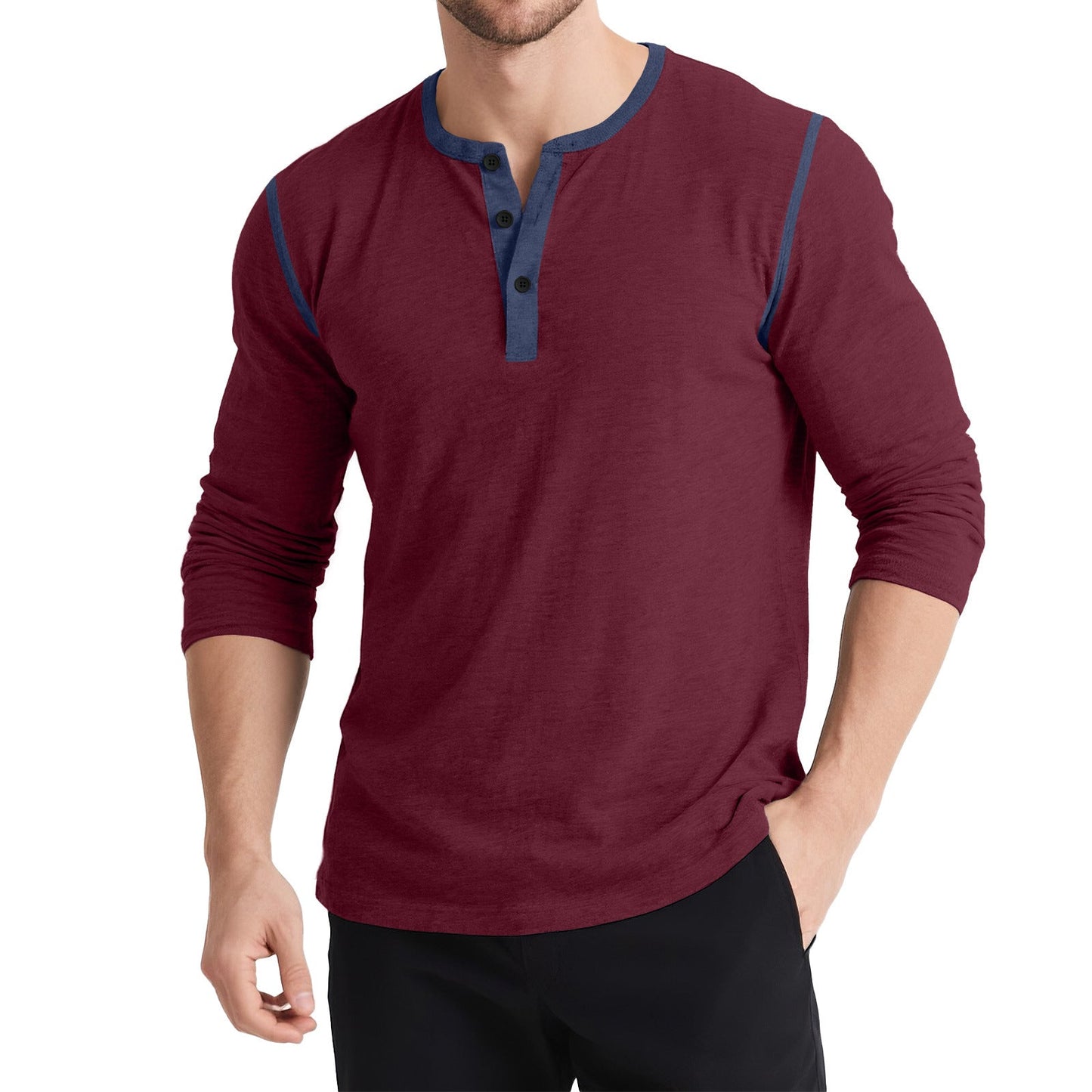 Herren Langarmshirt Modern Stadtchic Berlin