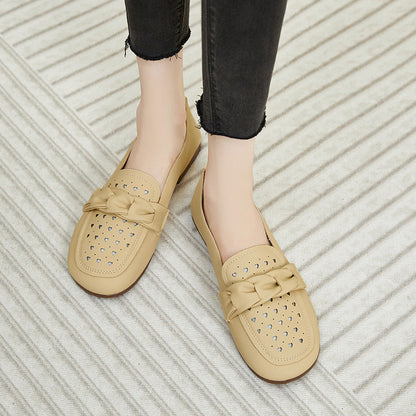 Damen Mokassins Bequem Schnallen-Design Modern
